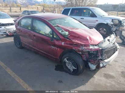 2010 HONDA CIVIC LX Red  Gasoline 2HGFA1F58AH511969 photo #1