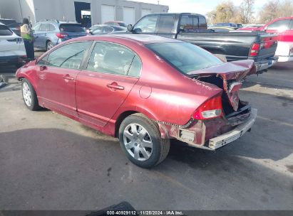 2010 HONDA CIVIC LX Red  Gasoline 2HGFA1F58AH511969 photo #4