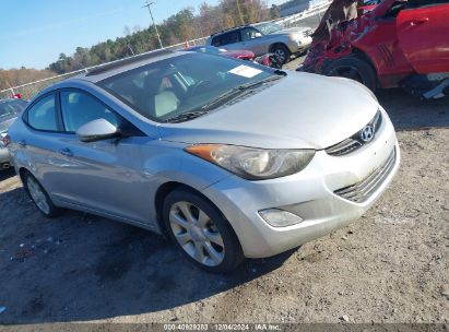 2013 HYUNDAI ELANTRA LIMITED Light Blue  Gasoline KMHDH4AE3DU640449 photo #1