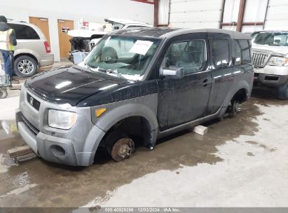 2004 HONDA ELEMENT EX Black  Gasoline 5J6YH28624L009121 photo #3