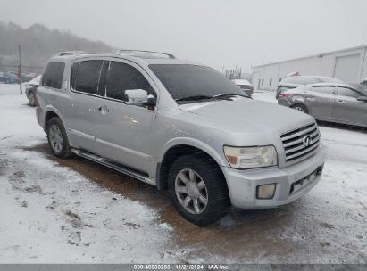 2004 INFINITI QX56 Silver  Gasoline 5N3AA08C64N802094 photo #1