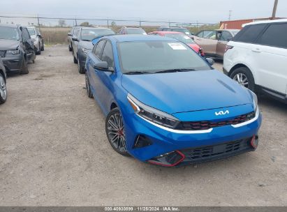 2023 KIA FORTE GT Blue  Gasoline 3KPF44AC7PE523516 photo #1