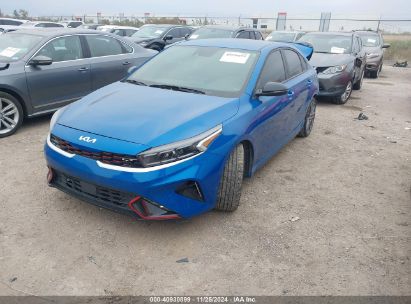 2023 KIA FORTE GT Blue  Gasoline 3KPF44AC7PE523516 photo #3