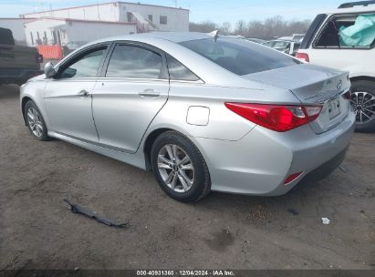 2014 HYUNDAI SONATA GLS Silver  Gasoline 5NPEB4AC0EH910368 photo #4