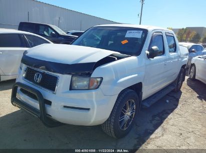 2008 HONDA RIDGELINE RTX White  Gasoline 2HJYK16378H540632 photo #3