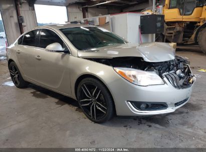 2016 BUICK REGAL TURBO PREMIUM I Beige  Gasoline 2G4GR5EX5G9182278 photo #1