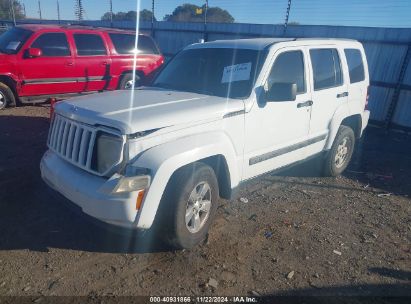 2012 JEEP LIBERTY SPORT White  Gasoline 1C4PJLAK1CW165991 photo #3