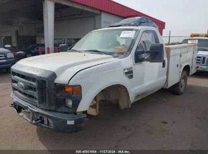 2008 FORD F-350 XL/XLT White  Gasoline 1FDWF315X8EA79112 photo #3