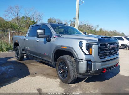 2024 GMC SIERRA 2500HD 4WD  STANDARD BED AT4 Silver  Diesel 1GT49PEY3RF369041 photo #1