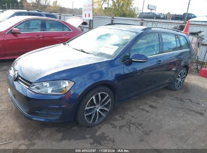 2016 VOLKSWAGEN GOLF SPORTWAGEN TSI LIMITED EDITION Dark Blue  Gasoline 3VWC17AU3GM519696 photo #3