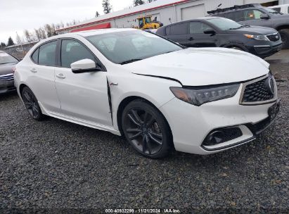 2019 ACURA TLX TECH   A-SPEC PKGS White  Gasoline 19UUB1F64KA005102 photo #1