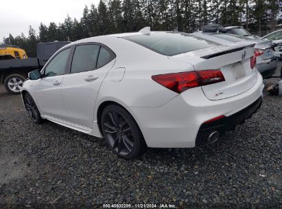 2019 ACURA TLX TECH   A-SPEC PKGS White  Gasoline 19UUB1F64KA005102 photo #4