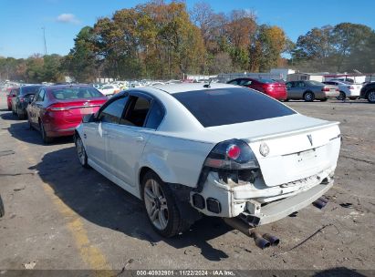 2009 PONTIAC G8 White  Gasoline 6G2ER57759L223391 photo #4