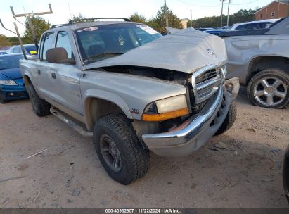 2000 DODGE DAKOTA SLT/SPORT Silver  Gasoline 1B7GG2AN8YS619283 photo #1