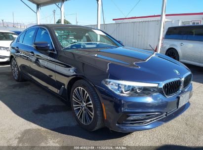 2017 BMW 530I Blue  Gasoline WBAJA5C31HG896670 photo #1