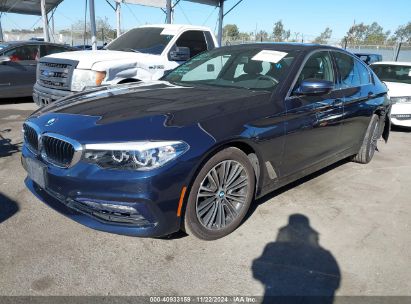 2017 BMW 530I Blue  Gasoline WBAJA5C31HG896670 photo #3