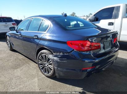 2017 BMW 530I Blue  Gasoline WBAJA5C31HG896670 photo #4