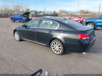 2007 LEXUS GS 350 Black  Gasoline JTHCE96S370007643 photo #4