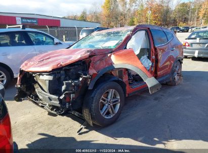 2018 HYUNDAI SANTA FE SPORT 2.4L Orange  Gasoline 5XYZUDLB7JG510244 photo #3