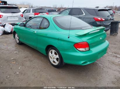 2000 HYUNDAI TIBURON BASE PKG 1, 2   5/BASE PKG 3   4 Green  Gasoline KMHJG25F2YU198623 photo #4