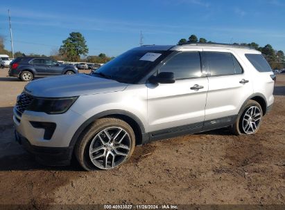 2018 FORD EXPLORER SPORT Silver  Gasoline 1FM5K8GT5JGB76898 photo #3