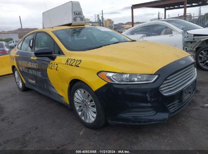 2016 FORD FUSION HYBRID S Yellow  Hybrid 3FA6P0UU8GR176166 photo #1