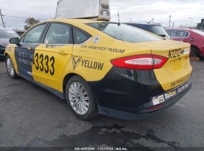 2016 FORD FUSION HYBRID S Yellow  Hybrid 3FA6P0UU8GR176166 photo #4