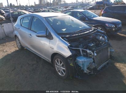 2012 TOYOTA PRIUS C FOUR Silver  Hybrid JTDKDTB38C1024535 photo #1