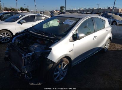 2012 TOYOTA PRIUS C FOUR Silver  Hybrid JTDKDTB38C1024535 photo #3