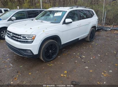 2018 VOLKSWAGEN ATLAS 3.6L V6 SE White  Gasoline 1V2KR2CA8JC569966 photo #3