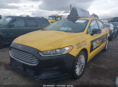 2014 FORD FUSION HYBRID S Yellow  Hybrid 3FA6P0UU8ER359337 photo #3