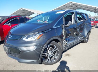 2019 CHEVROLET BOLT EV PREMIER Gray  Electric 1G1FZ6S07K4102044 photo #3