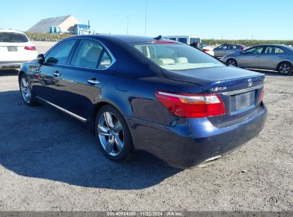 2010 LEXUS LS 460 Blue  Gasoline JTHBL5EF6A5098061 photo #4