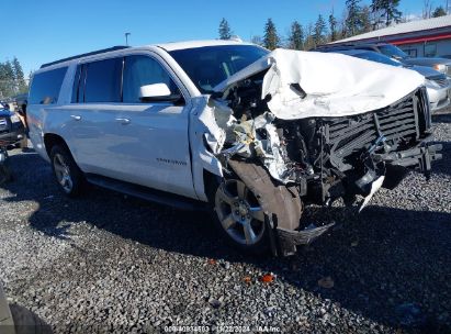 2019 CHEVROLET SUBURBAN LT White  Gasoline 1GNSKHKC5KR388146 photo #1