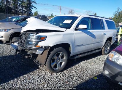 2019 CHEVROLET SUBURBAN LT White  Gasoline 1GNSKHKC5KR388146 photo #3