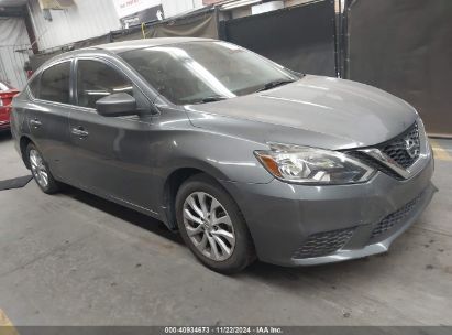 2019 NISSAN SENTRA SV Gray  Gasoline 3N1AB7AP6KY258599 photo #1