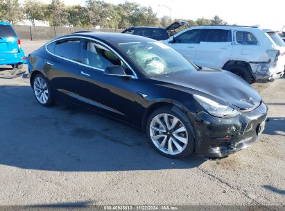 2019 TESLA MODEL 3 LONG RANGE/MID RANGE/STANDARD RANGE/STANDARD RANGE PLUS Black  Electric 5YJ3E1EA7KF317588 photo #1