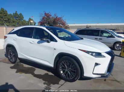 2016 LEXUS RX 350 White  Gasoline 2T2BZMCA2GC043129 photo #1