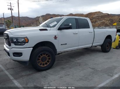 2021 RAM 2500 BIG HORN  4X4 8' BOX White  Diesel 3C6UR5JL8MG509694 photo #3