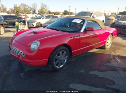 2002 FORD THUNDERBIRD Red  Gasoline 1FAHP60A42Y106326 photo #3