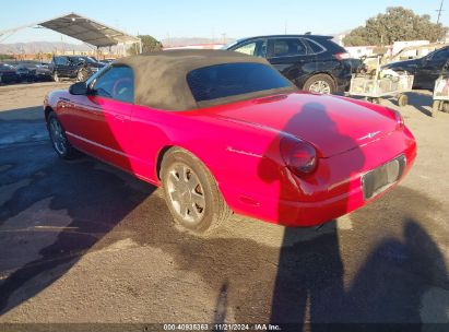 2002 FORD THUNDERBIRD Red  Gasoline 1FAHP60A42Y106326 photo #4