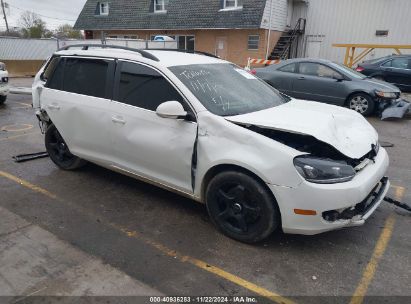 2013 VOLKSWAGEN JETTA SPORTWAGEN 2.0L TDI White  Diesel 3VWPL7AJ8DM661409 photo #1