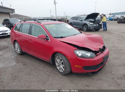 2010 VOLKSWAGEN JETTA TDI Red  Diesel 3VWTL7AJ5AM669901 photo #1