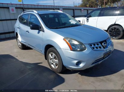 2014 NISSAN ROGUE SELECT S Light Blue  Gasoline JN8AS5MT7EW100525 photo #1