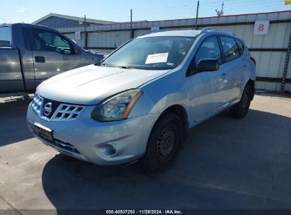 2014 NISSAN ROGUE SELECT S Light Blue  Gasoline JN8AS5MT7EW100525 photo #3