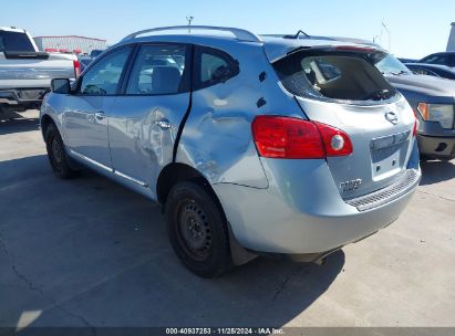 2014 NISSAN ROGUE SELECT S Light Blue  Gasoline JN8AS5MT7EW100525 photo #4