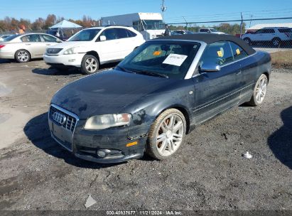 2007 AUDI S4 Black  gas WUARL48H47K900742 photo #3