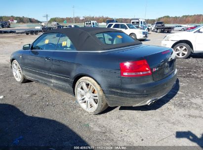 2007 AUDI S4 Black  gas WUARL48H47K900742 photo #4