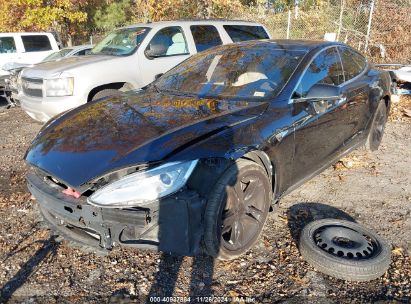 2015 TESLA MODEL S 85D/P85D Black  Electric 5YJSA1H47FF084671 photo #3