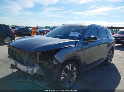 2022 INFINITI QX60 LUXE Gray  Gasoline 5N1DL1FR4NC338877 photo #3